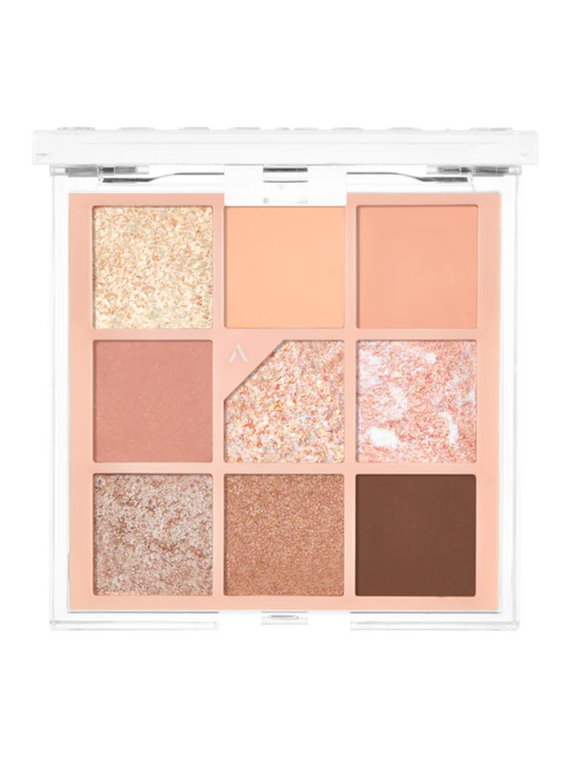 Unleashia Glitterpedia Eye Palette 6.2G, No. 3 All Of Coralpink